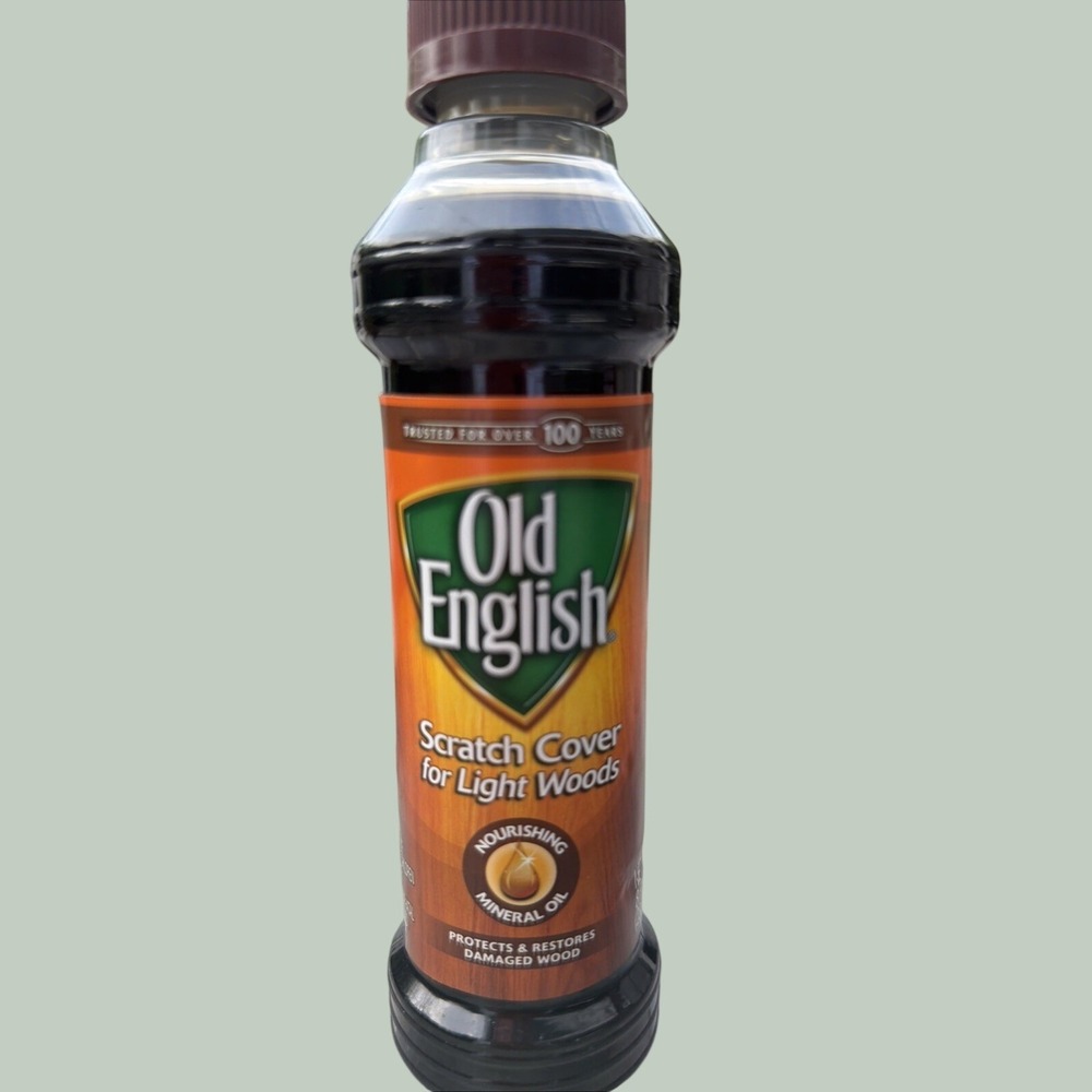 Old English Scratch Cover for Light Woods, 8 Fl Oz.